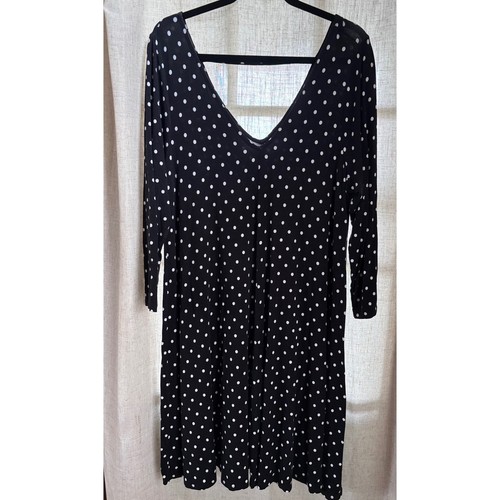 Torrid black white polka - black,