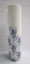 Farval Vase Peacock Feather