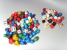 BUNDLE BULK DICE LOT x116 DIE MODERN VINTAGE CUSTOM BOARD GAMES WARHAMMER DND