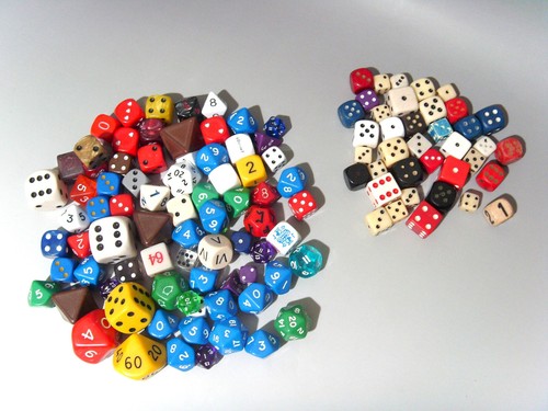 Vintage modern bulk dice lot - vintage,