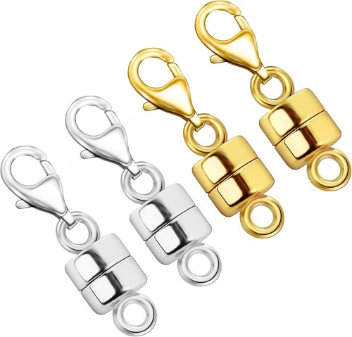 Brass magnetic clasp - set,