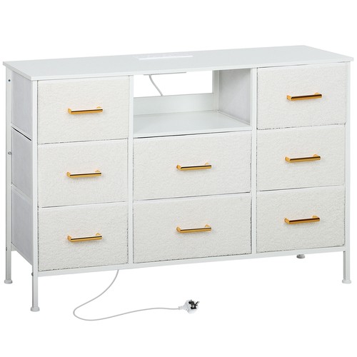 Homcom boucle chest - chest, of