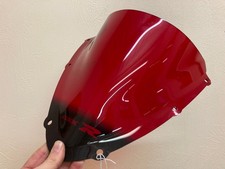 Powerbronze Suzuki GSXR750 K8 2008 Red Double Bubble Screen NO FIXINGS