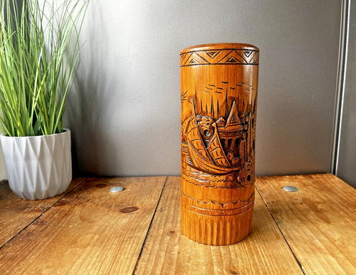 Vintage hand carved oriental - hand,