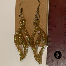 Handmade epoxy resin swirl