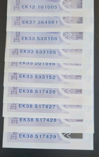 Polymer twenty pound note - c,
