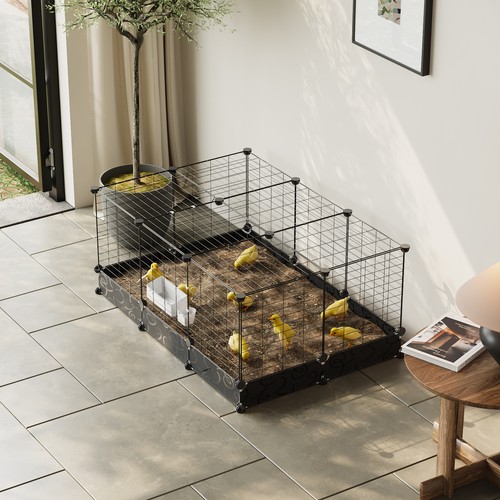 Metal wire pet playpen indoor - metal,