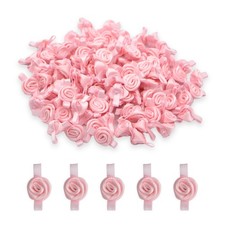 10mm & 12mm Satin Ribbon Roses