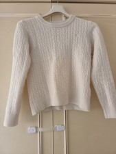 Women's Jack Wills cream wool jumper size 10