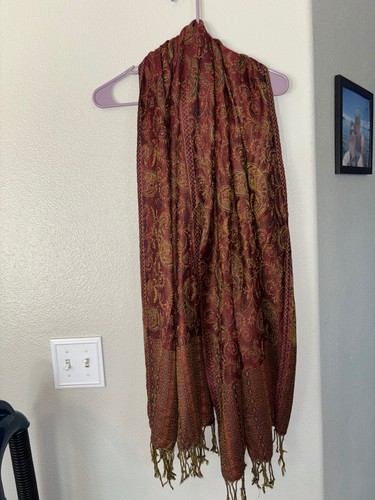 Reversible pashmina shawl - pashmina,