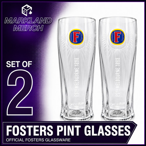 Official foster lager pint - lager,