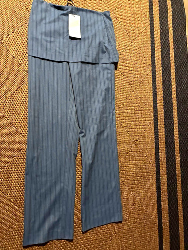 Zara pinstripe skirt pants - zara,