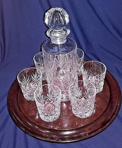Caithness crystal round - ,