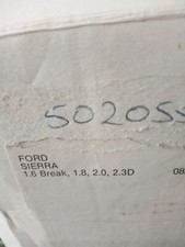 Brake shoes to fit Ford Sierra 1.6 Break, 1.8, 2.0, 2.3D. New in box, unused.