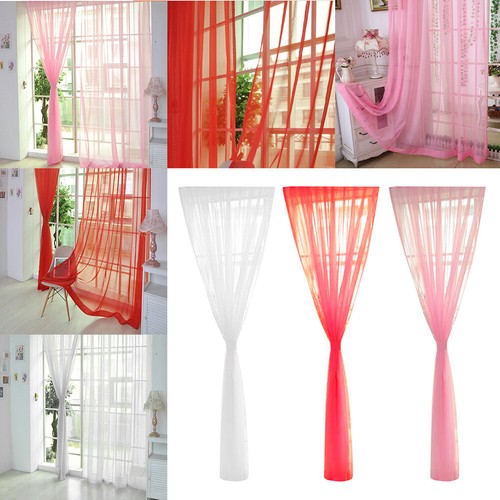 Voile curtain panel slot - voile,