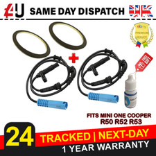 FITS MINI MINI COOPER S R50 R52 R53 ABS SPEED SENSOR & ABS PICK UP RING FRONT 5X