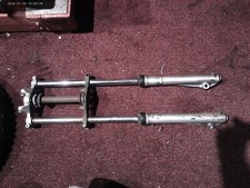 1977 ? SUZUKI RM80 27MM FRONT SUSPENSION FRONT FORKS YOKES STEERING ASSY