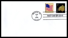 US FDC # 3758A 1c Tiffany Lamp