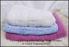 KNITTING PATTERN PLAID WEAVE