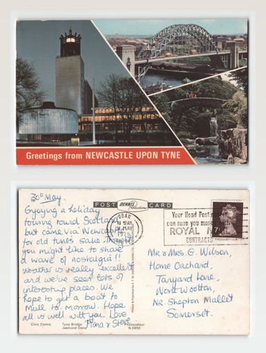 Postcard greetings from - greetings,