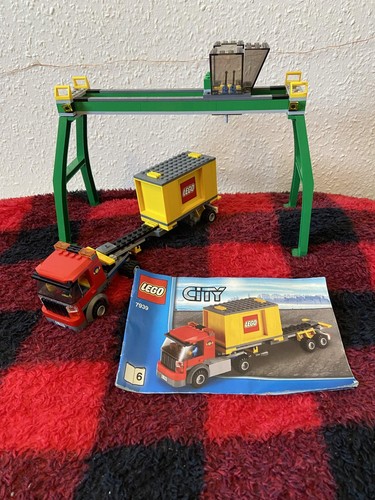 Lego 7939 cargo train crane - lego,