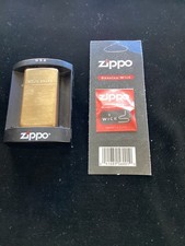 Slim High Polish Brass Zippo