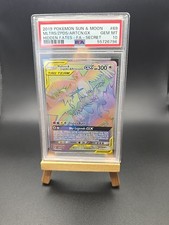 Pokemon Moltres Zapdos Articuno GX Rainbow 69/68 Hidden Fates 2019 PSA 10 Gem MT