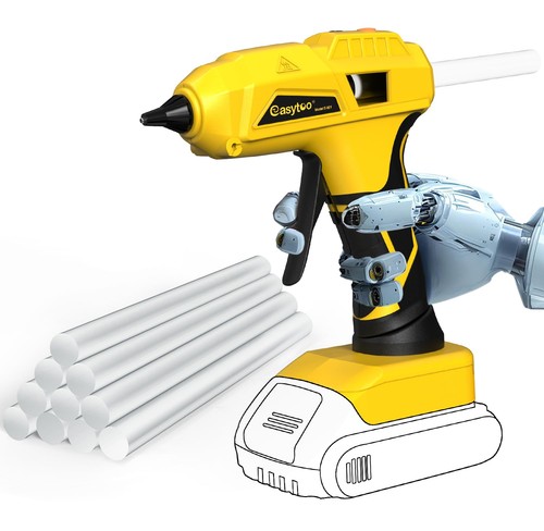 Hot glue gun - hot,