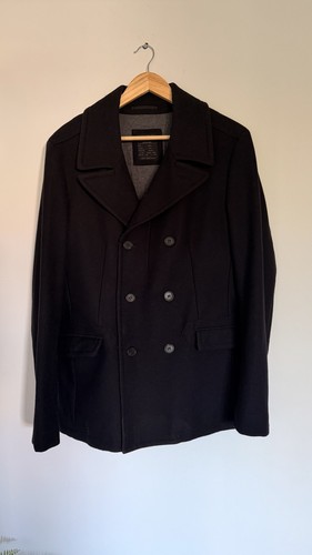 Allsaints navy peacoat - allsaints, size