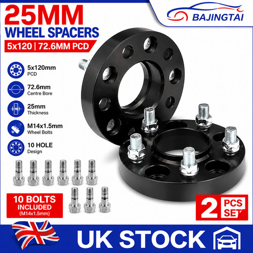 25mm wheel spacers 5x120mm - 25mm,