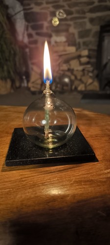 Vintage hand blown glass - hand-blown, oil