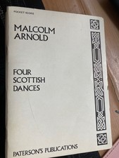 Malcolm Arnold Four Scottish Dances - Pocket miniature orchestral score