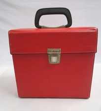 Red Vinyl DJ Carry Case for