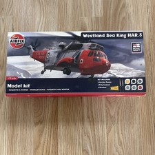X1 Single Airfix Westland Royal Navy Rescue Sea King 1:72 Scale Helicopter.