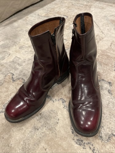 Vintage 1970s genuine - 1970s, burgundy