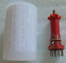 DENCO MAXI Q RADIO COIL ~ RED TRANSISTOR RANGE ~ 4T  ~ PLUG IN  ~ NOVAL