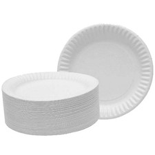 100 x PAPER PLATES DISPOSABLE