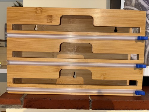 Bamboo kitchen wrap - wrap, dispenser