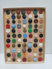 Vintage Buttons 77 Hand Sewn