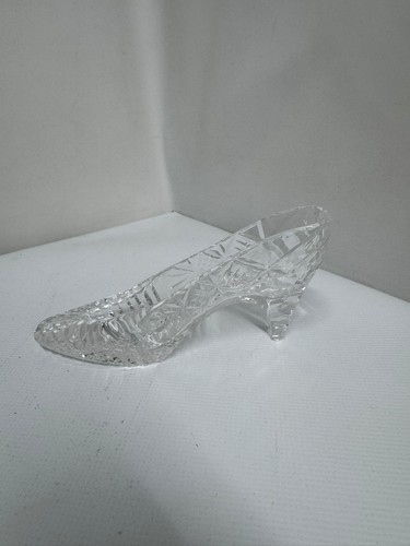 Vintage cut crystal glass high - vintage,