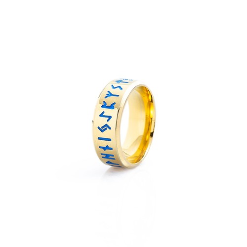 Viking rune ring - rune, men
