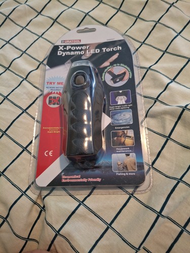 New duratool led dynamo - new, torch
