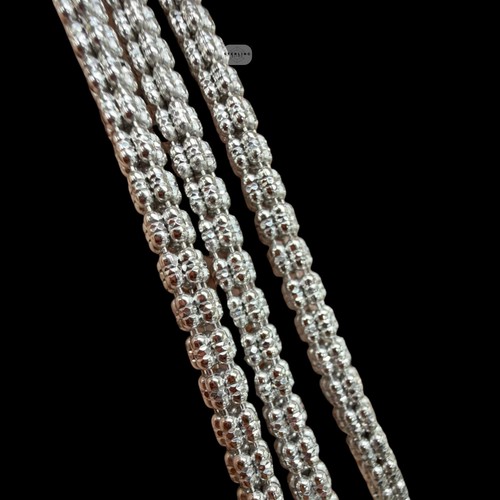 4mm rhodium ice - 4mm,