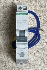 Crabtree Starbreaker Miniature RCBO B16 16A 30mA