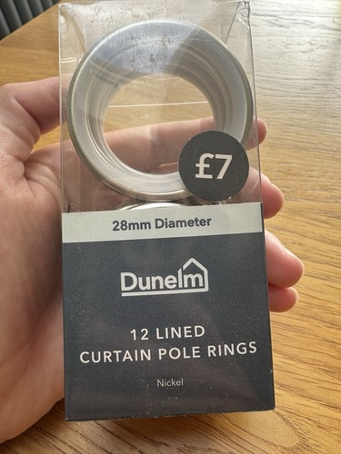 Dunelm lined nickel curtain - dunelm,