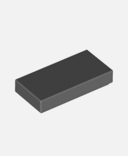 Lego bricks 100x dark stone - lego,