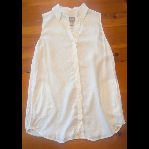 Chicos white linen - linen, cotton