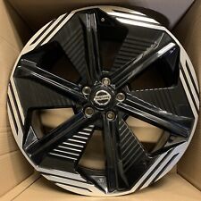 Genuine Nissan Qashqai 20" Alloy Wheel Diamond Cut and Gloss Black