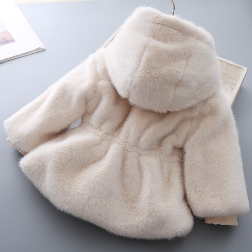 Baby kids girls faux mink - faux, fur