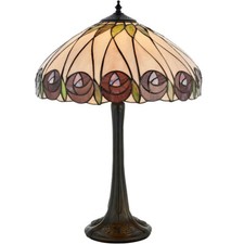 Tiffany Glass Table Lamp Light